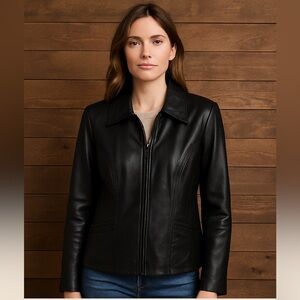 Colebrook & Co. 100% Genuine Leather Jacket – Size M